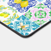 Chic Siciliaanse azulejo Amalfi Mediterrane tegels Bureaumat (Hoek)