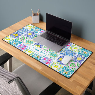 Chic Siciliaanse azulejo Amalfi Mediterrane tegels Bureaumat