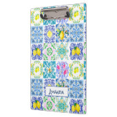 Chic Siciliaanse azulejo Amalfi Mediterrane tegels Klembord (Links)