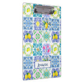 Chic Siciliaanse azulejo Amalfi Mediterrane tegels Klembord (Rechts)