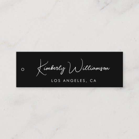 Chic Signature Script Black Hang Label (Voorkant)