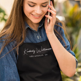 Chic Signature Script Black Salon Schort