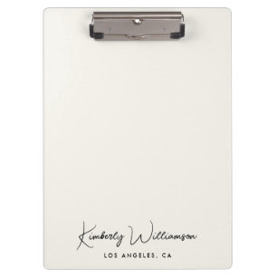 Chic Signature Script Cream Klembord