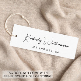 Chic Signature Script Hang Label