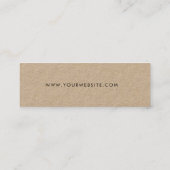 Chic Signature Script Kraft Paper Hang Label (Achterkant)
