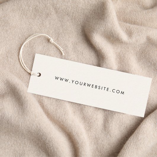 Chic Signature Script Label Hang Label