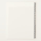 Chic Signature Script Monogram Business Planner (Achterkant)