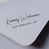 Chic Signature Script Monogram Zelfinktende Stempel