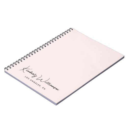 Chic Signature Script Pink Notitieboek (Linkerzijde)