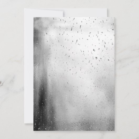 Chic Silver Dress Confetti Lights 18e verjaardag Kaart (Achterkant)