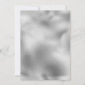 Chic Silver Foil Diamonds elke dag Bedankkaart (Achterkant)