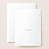 Chic Silver Foil Hart Olifanten 10e Jubileum Folie Kaarten (Met envelop)