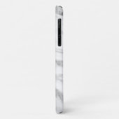 Chic Silver Foil Klassieke marmer Case-Mate iPhone Case (Achterkant/links)