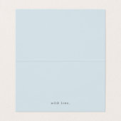 Chic Silver Foil Stripes | Blauwe advieskaarten Visitekaartje (Binnenkant ongevouwen)