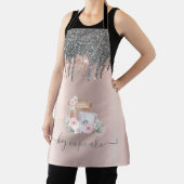 Chic Silver Glitter Drift Mixer Flowers Roos Gold Schort (Insitu)