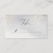 Chic Silver Gold Sparkles Waterverf Wedding