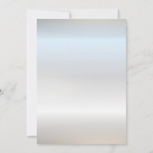 Chic Silver Lijst Bourgogne Rozen 90e verjaardag Kaart (Achterkant)