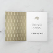 CHIC SILVER MERRY CHRISTMAS ZAKELIJKE VAKANTIE FOT KAART (Binnen)