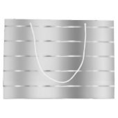 Chic Silver Ribbon Vrijgezellenfeest Groot Cadeauzakje (Achterkant)