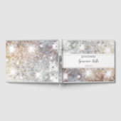 Chic Silver Stars Quinceanera Gastenboek (Volledig)
