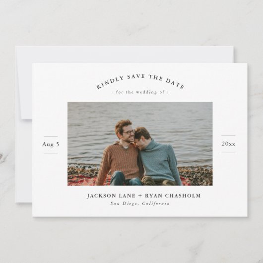 Chic & Simpel Bewaar de Datum Save The Date (Voorkant)