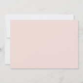 Chic Simple blush roze 3 foto's 2e verjaardag Kaart (Achterkant)