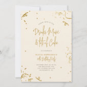 Chic Simple Gold Glitter Confetti 30th Birthday Kaart (Voorkant)