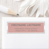 Chic Simple Grey Sophisticated Typography Script Etiket (Insitu)