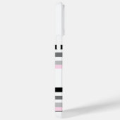 Chic Simple Pink Black Grey White - aangepast mono Case-Mate iPhone Case (Achterkant / Rechts)