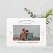 Chic & Simple Save the Date (Staand voorkant)