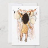 Chic Sip Sip Hooray Nieuwjaarsfeest Kaart (Achterkant)