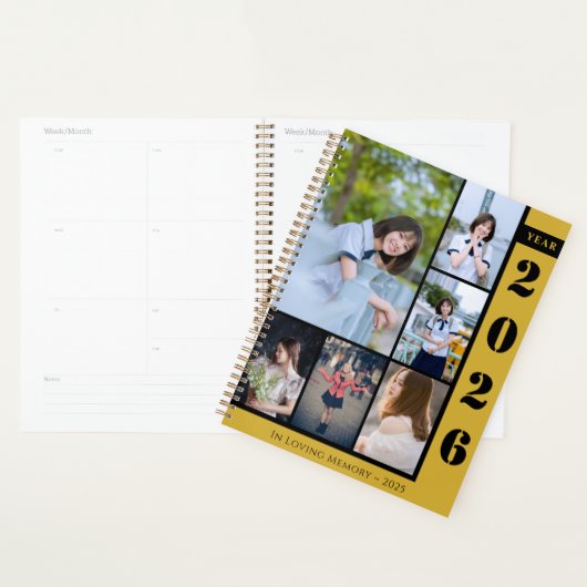 Chic Six Fotos Aangepaste Planner voor Organisatie (Display)