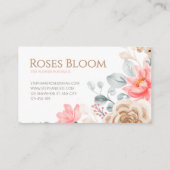 Chic-sjabloon voor visitekaartjes (Achterkant)