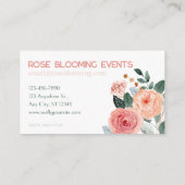 Chic-sjabloon voor visitekaartjes (Achterkant)