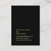 Chic Snake Print Pattern Visitekaartje (Achterkant)