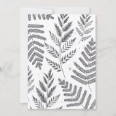 Chic Snapshot Photo Verloving Aankondiging (Achterkant)