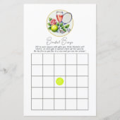 Chic Social Club Tennis Bachelorette Bingo (Voorkant)