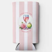 Chic Social Club vrijgezellenweekend Seltzer Blikjeskoeler (Voorkant)