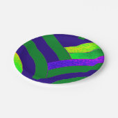 chic sophisticated modern chevrons papieren bordje (Gekanteld)