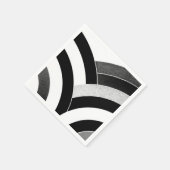chic sophisticated modern chevrons servet (Hoek)