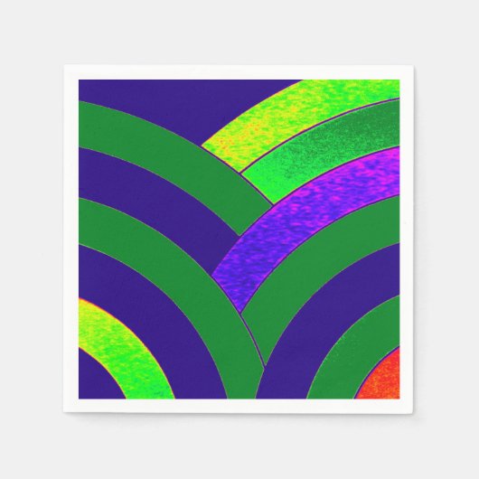 chic sophisticated modern chevrons servet (Voorkant)