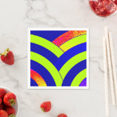 chic sophisticated modern chevrons servetten (Insitu)