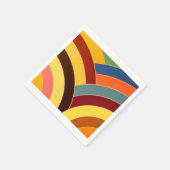 chic sophisticated modern chevrons servetten (Hoek)