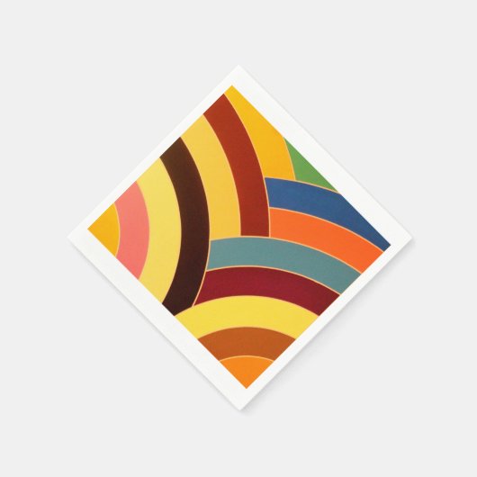 chic sophisticated modern chevrons servetten (Hoek)