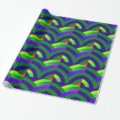 chic sophisticated stylish chevrons cadeaupapier (Uitgerold)