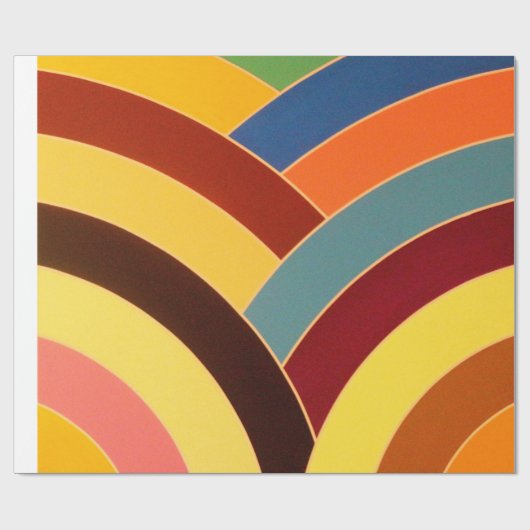 chic sophisticated stylish chevrons cadeaupapier (Vlak)