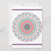 Chic Southwest Mandala Kaart (Achterkant)