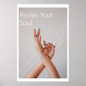 Chic Spa Wellness Design Poster (Voorkant)