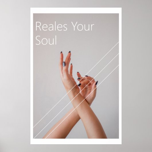 Chic Spa Wellness Design Poster (Voorkant)