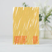 Chic Spaghetti Pasta Italiana diner Uitnodiging (Staand voorkant)